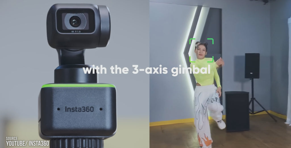 Insta360 with 3-axis gimbal