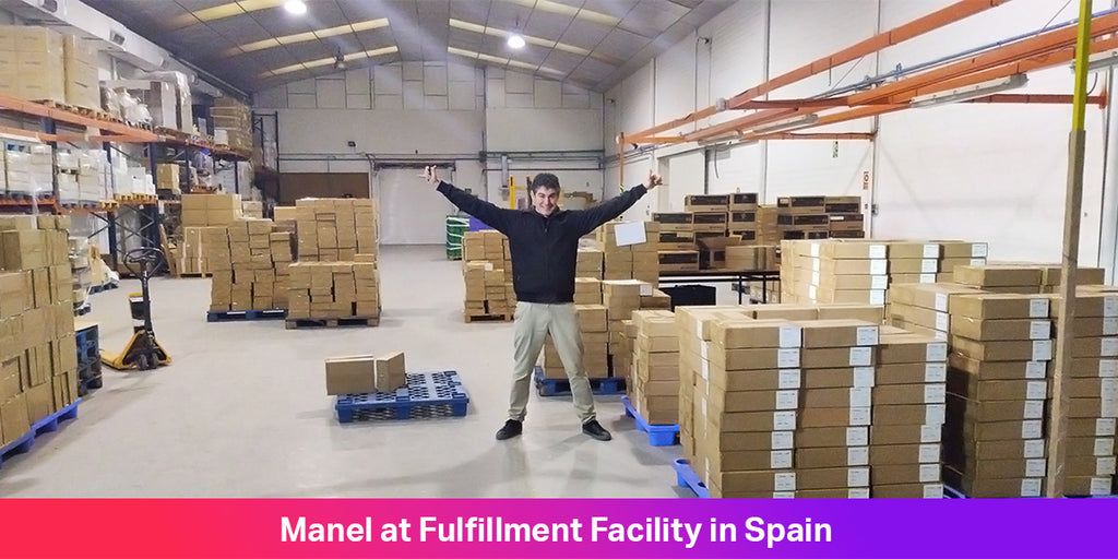 Manuel at the fulfillment centre