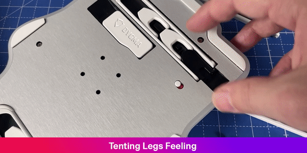 Tenting Leg Feeling