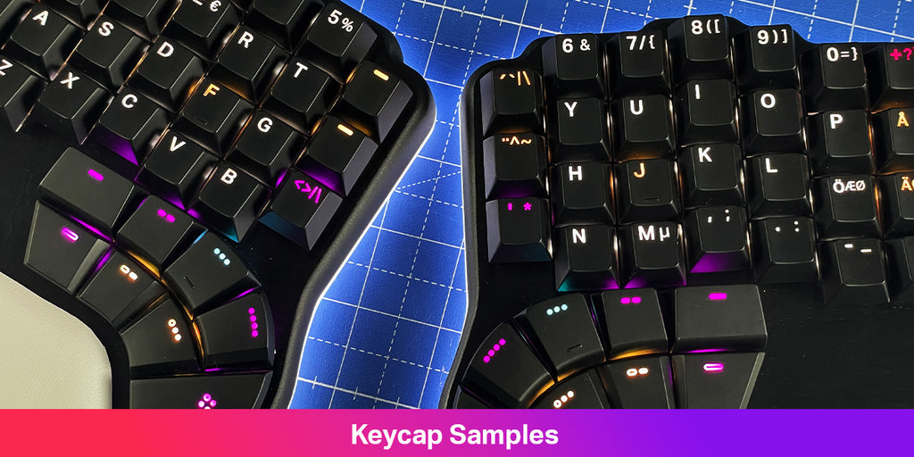 Defy keycap samples