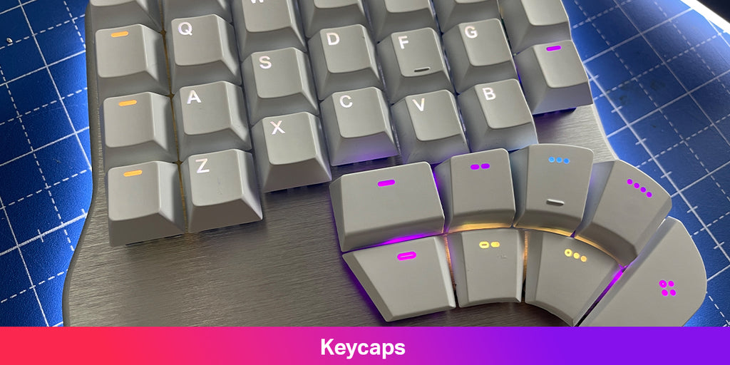 Defy keycaps light