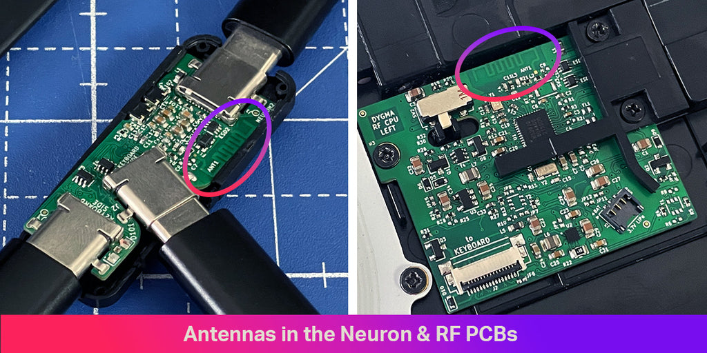 Antennas in the Neuron & RF PCBs