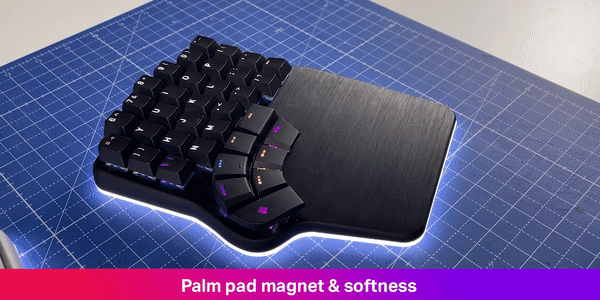Palm Pad magnet and softness