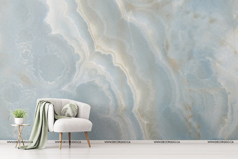 white blue marble wallpaper mural winnipeg canada