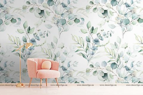 floral white forest nature wallpaper mural canada winnipeg