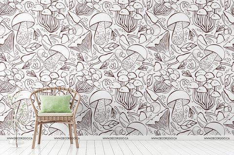 white wallpaper mural canada winnipeg