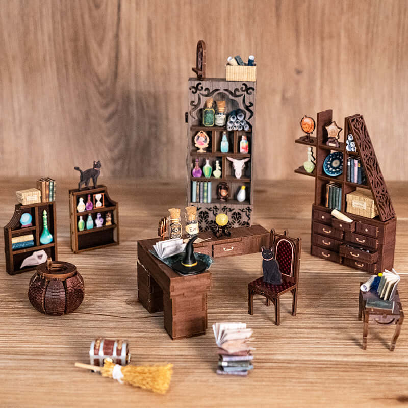 Magic Pharmacist Book Nook DIY Book Nook Kits The Alchemist Book Nook –  Rajbharti Crafts