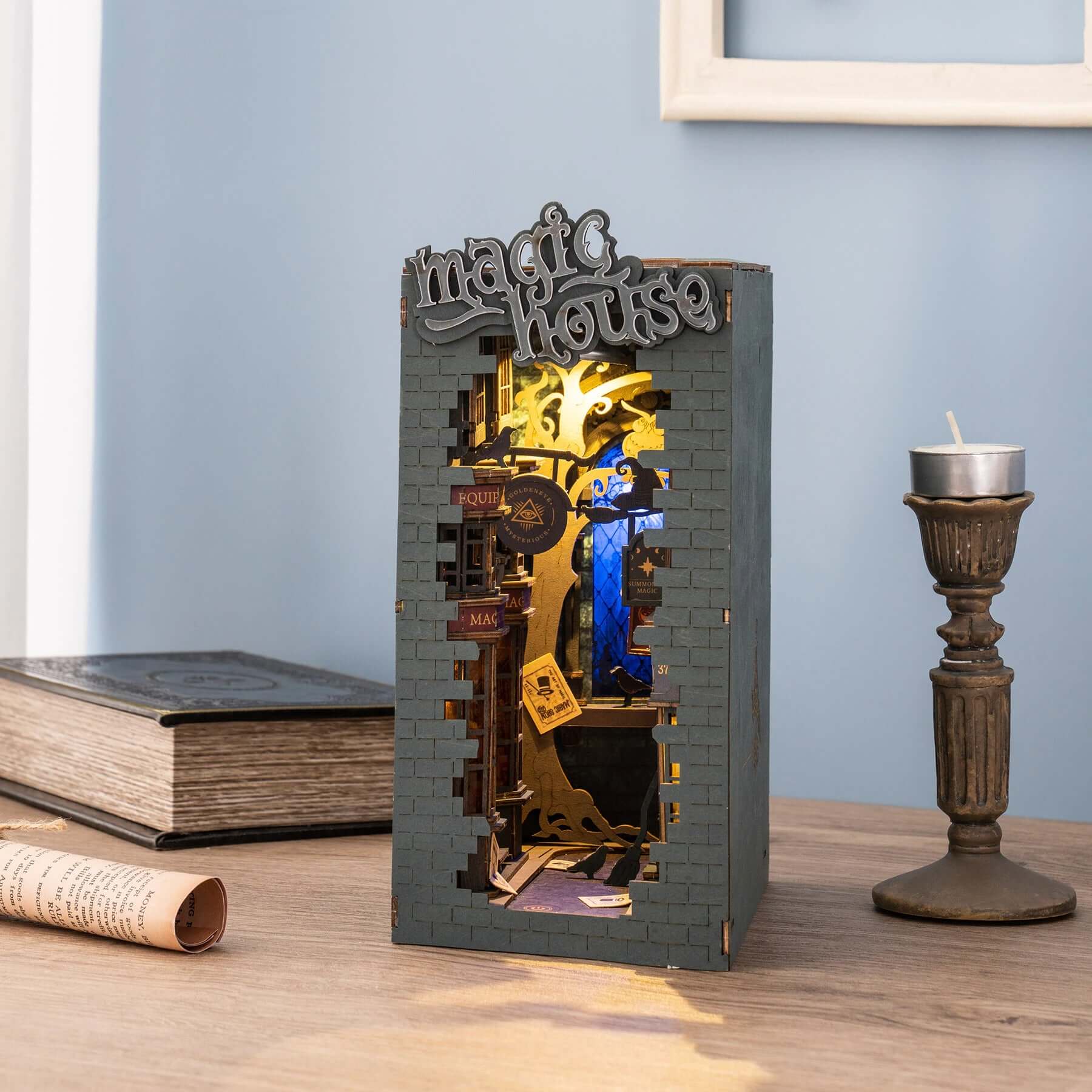 Magic House Miniature Book Nook Shelf Insert