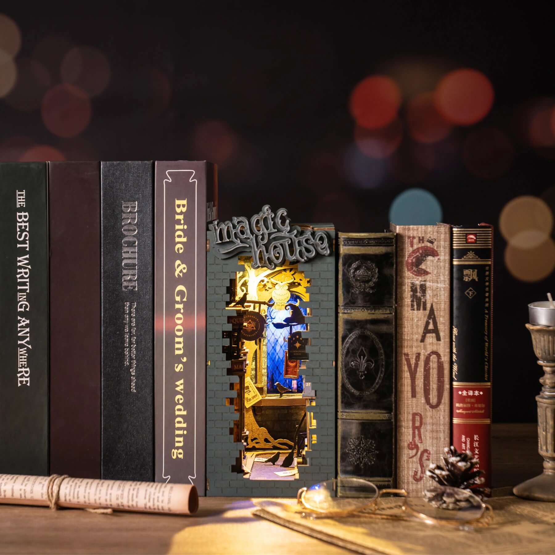 Magic House Miniature Book Nook Shelf Insert