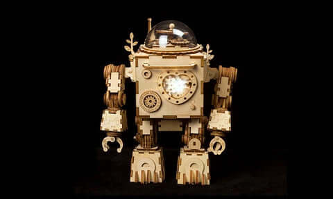 3D Holzpuzzle Morpheus Der Mechanische Roboter