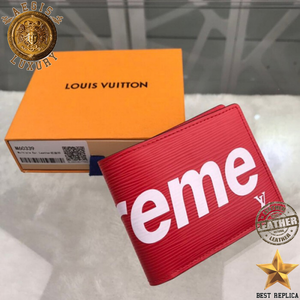 supreme lv wallet replica