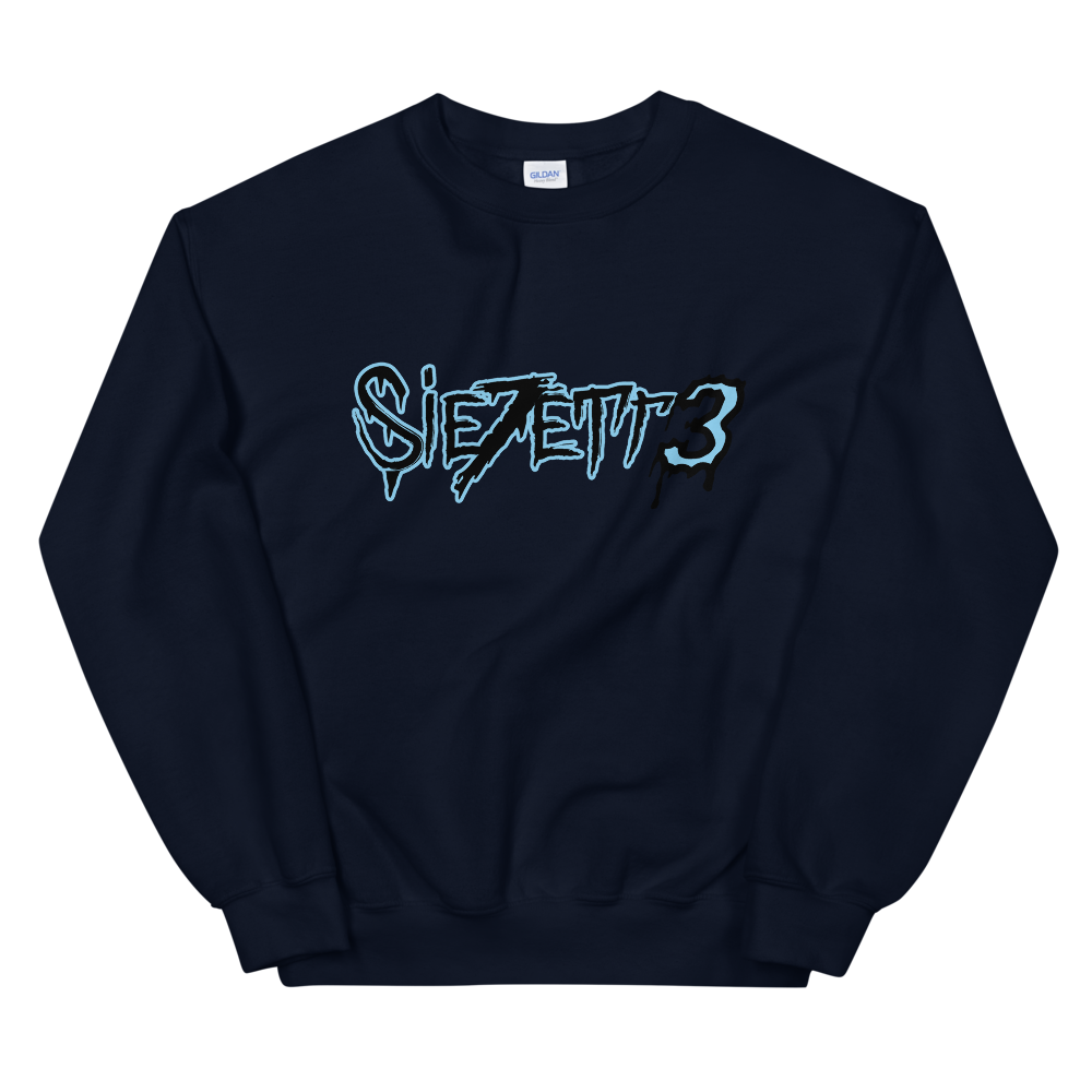 LABEL LOGO NAVY CREWNECK - SIE7ETR3 Label Store product image