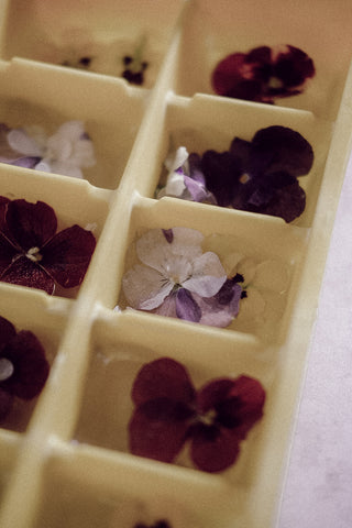 Mirari Gin Flower Ice Cubes