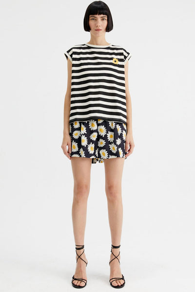 Daisy Black Stripe T – Purr Clothing Calgary
