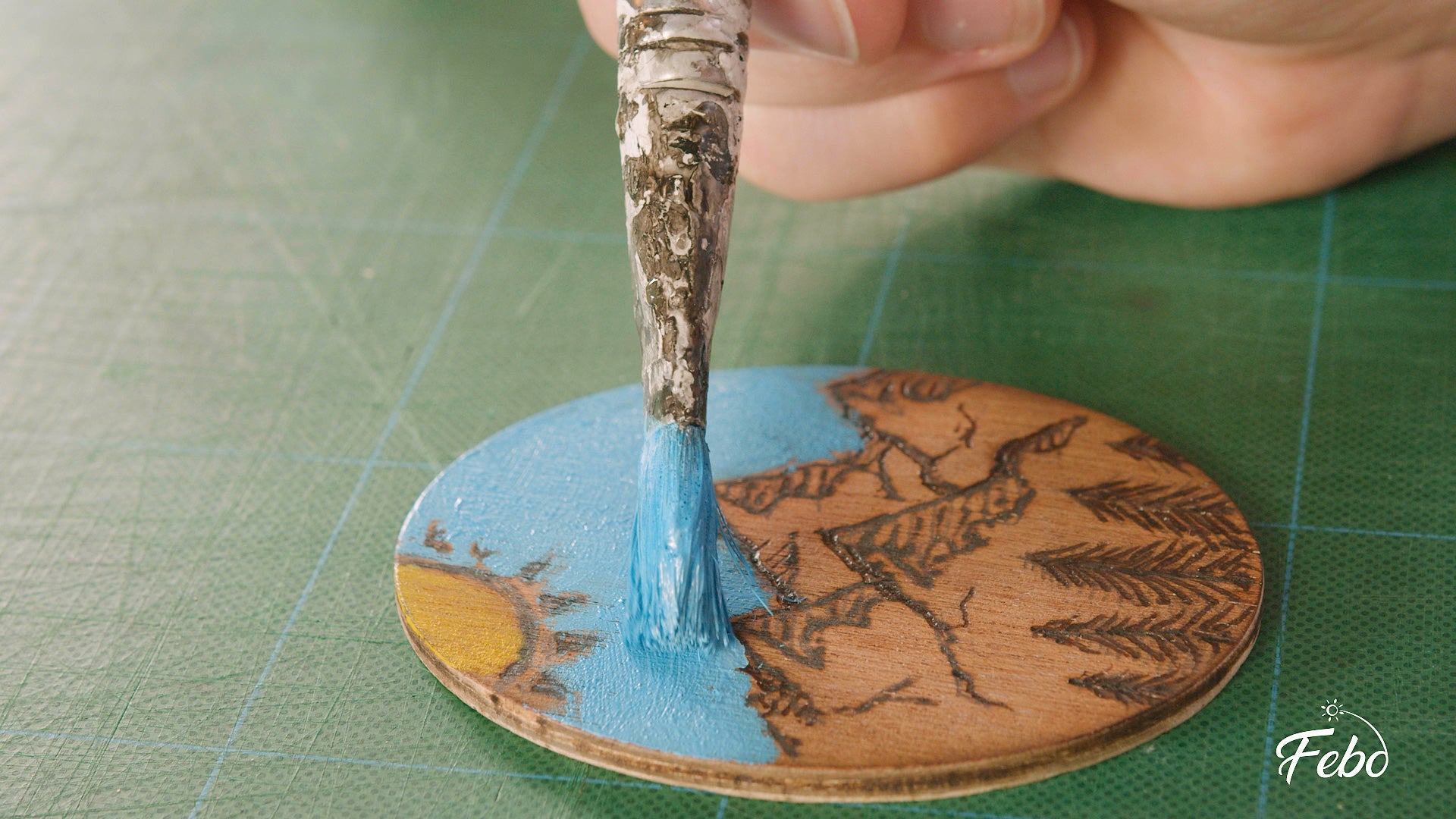 Color your engraving and add some finishing to your art