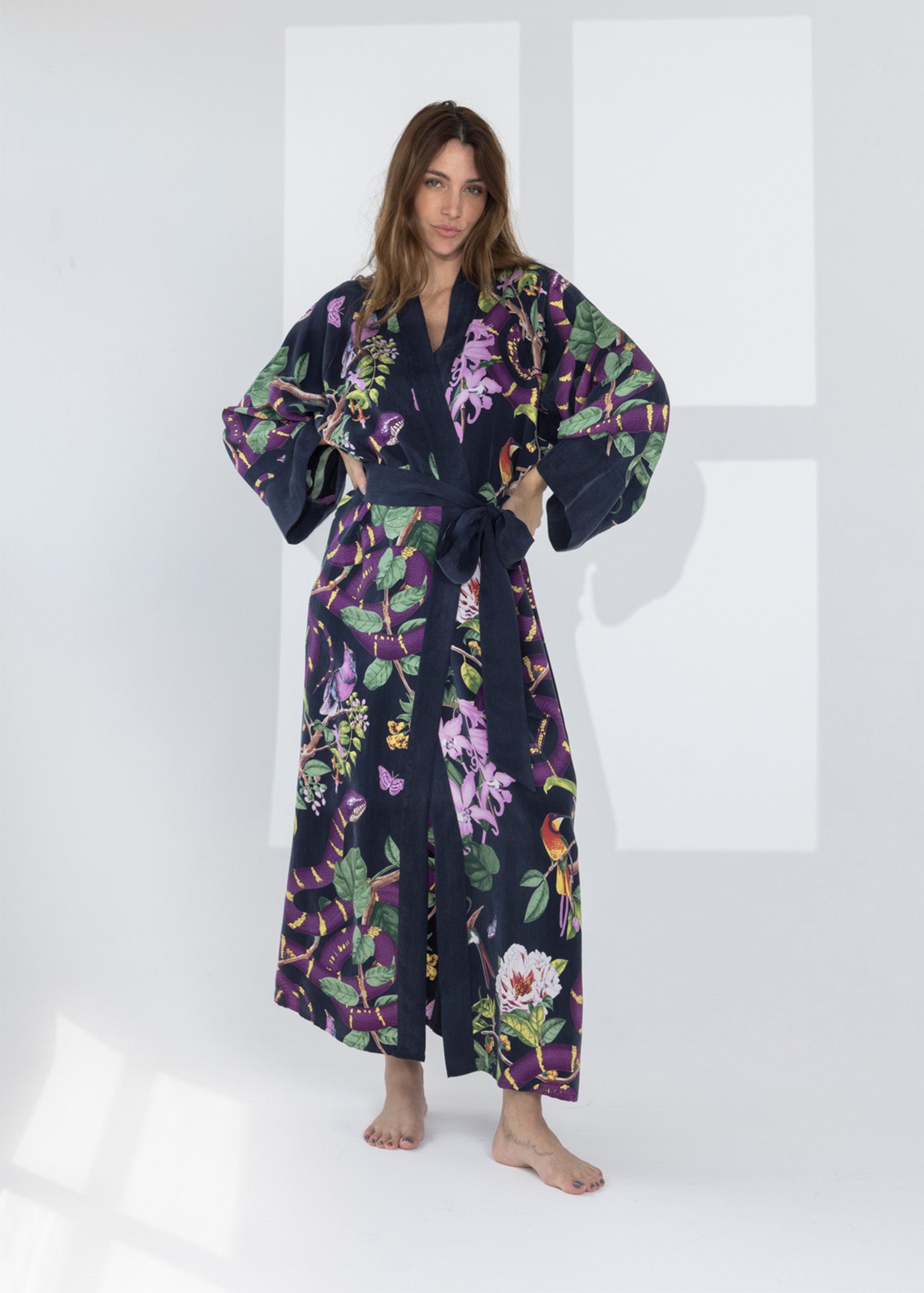 flotador Maletín Dominante Jagger Women Kimono Robe