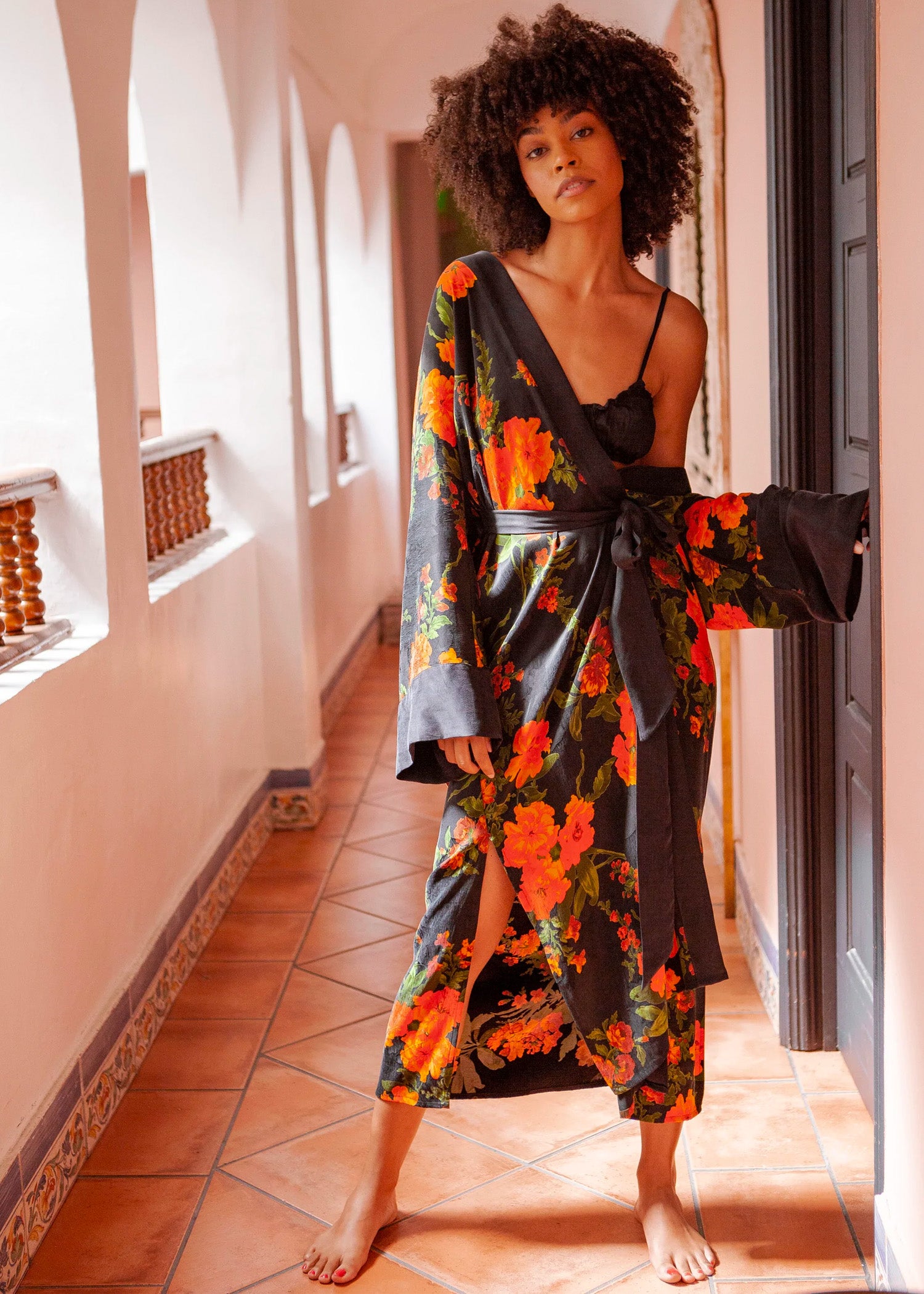 Luxury Silk Robe Women's Kimono Robes