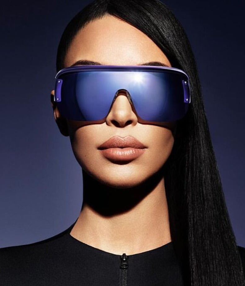 hbk trend semi rimless one piece sunglasses women 2020 new arrivals shades for female luxury brand design sun glasses uv400