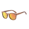 barcur hand made wood sunglasses fashion cat eye polarized women round sun glasses uv400 protection