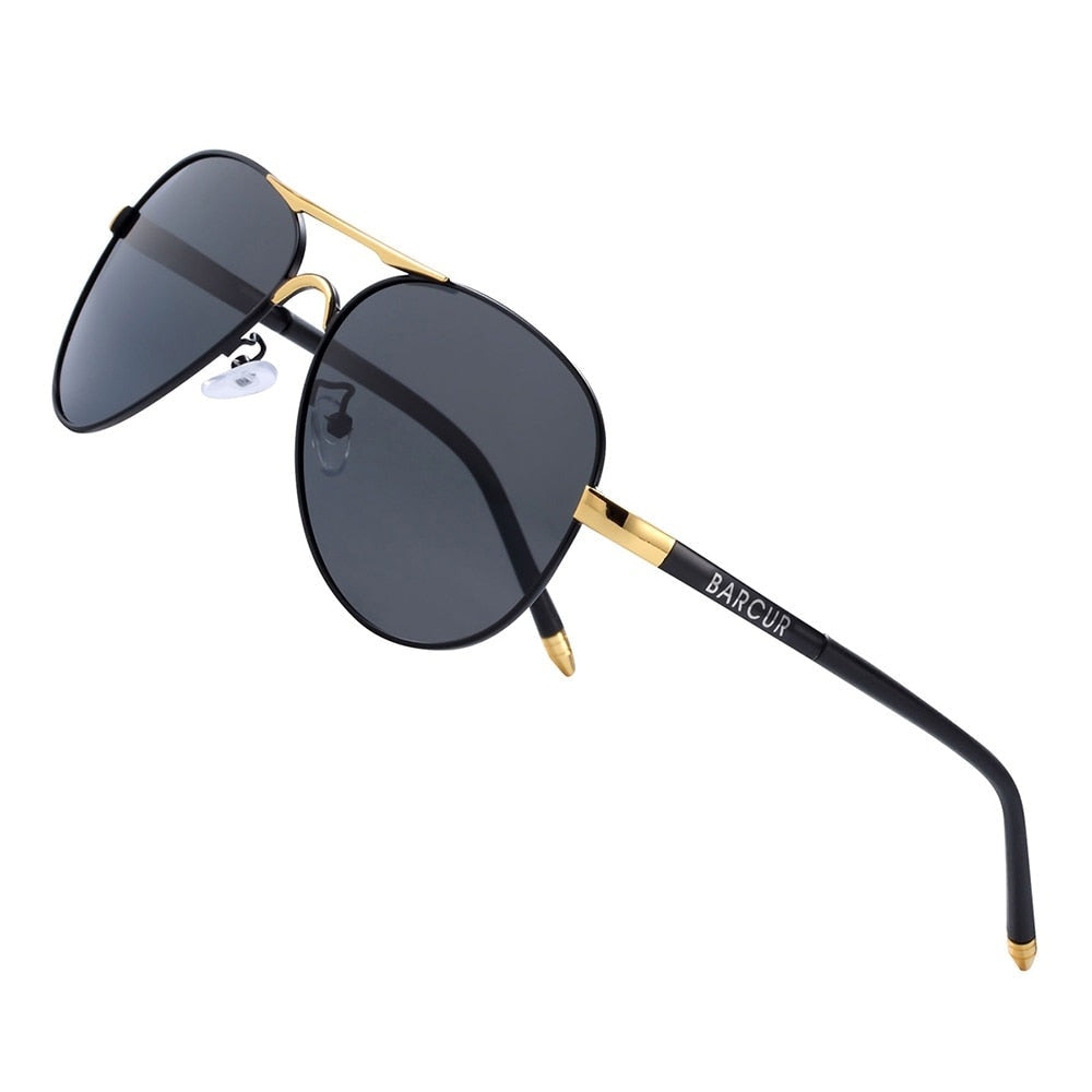 barcur classic pilot men sunglasses polarized women sun glasses eyewear shades