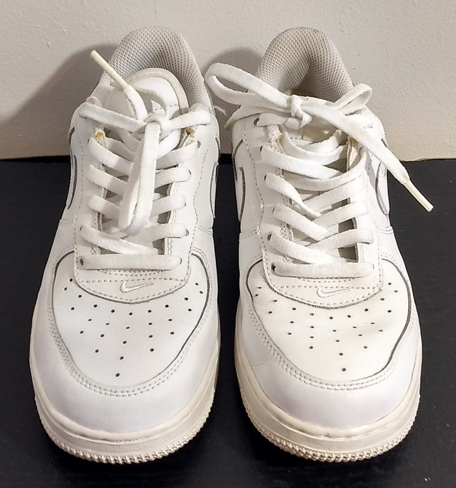 Nike Air Force 1 (PS) White Sneakers 