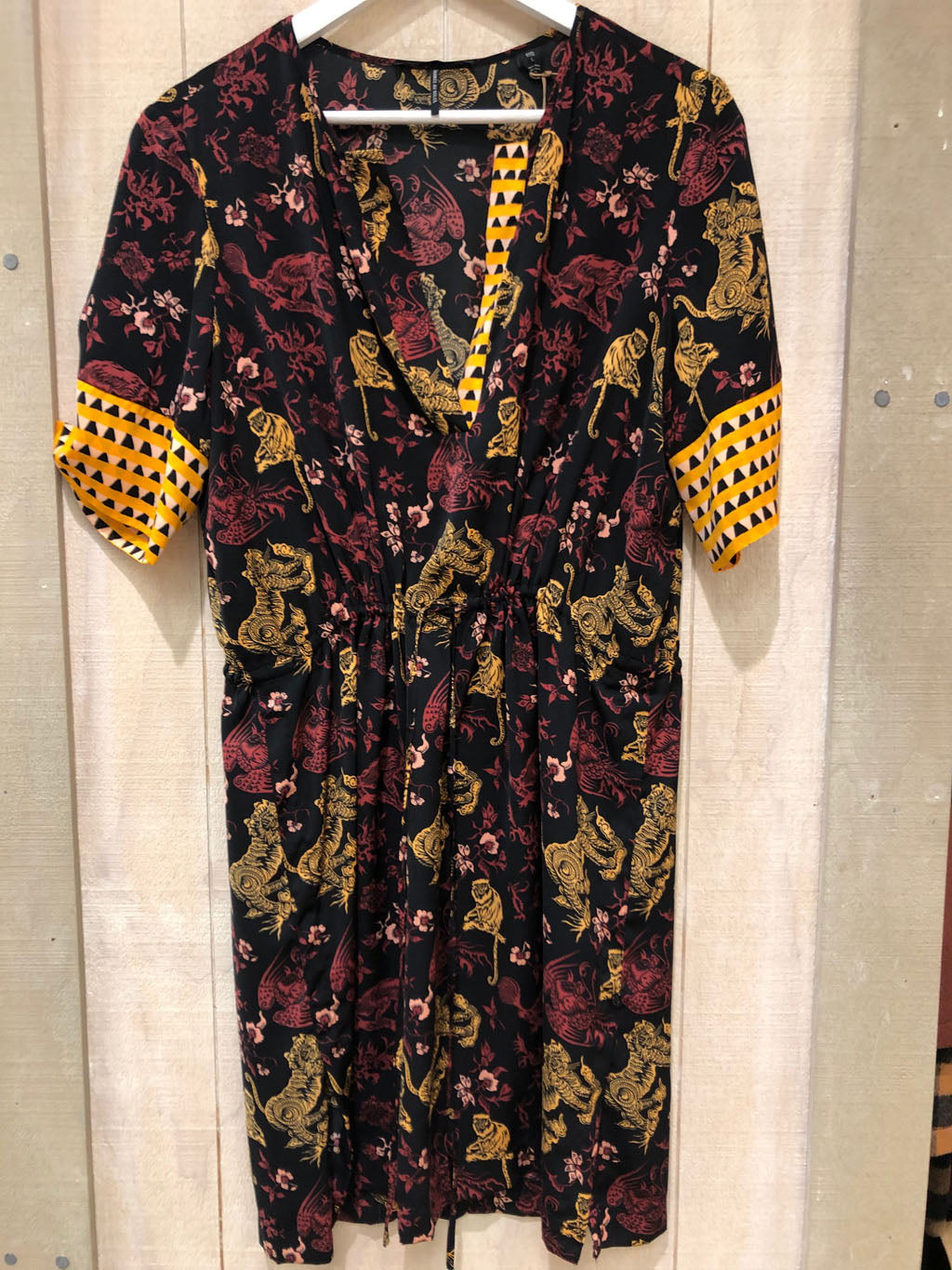 scotch and soda animal print dress