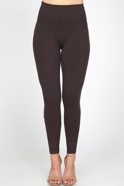 Soft Ponte Bottom Slit Leggings – Pizzazz