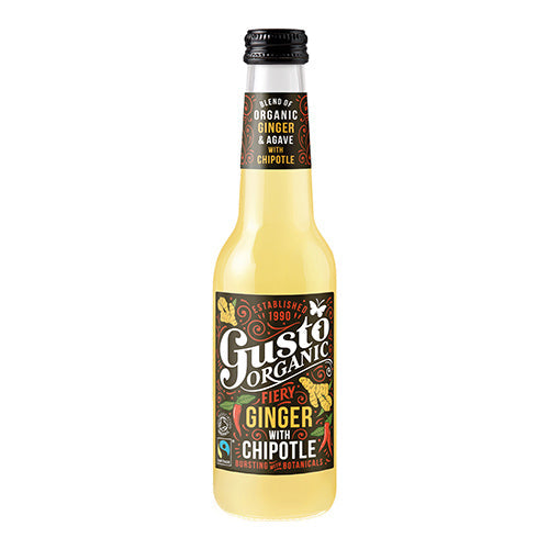 Gusto Organic Fiery Ginger with Chipotle 275ml Bottle [WHOLE CASE] by Gusto Organic - The Pop Up Deli