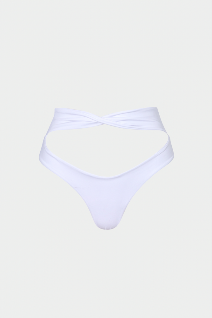 Disco Rojo - Sweet Pea Bottom - White