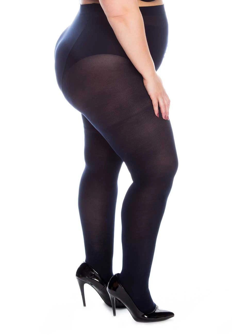 Collant semiopaque grande taille 50 deniers (Multicolore) – Big