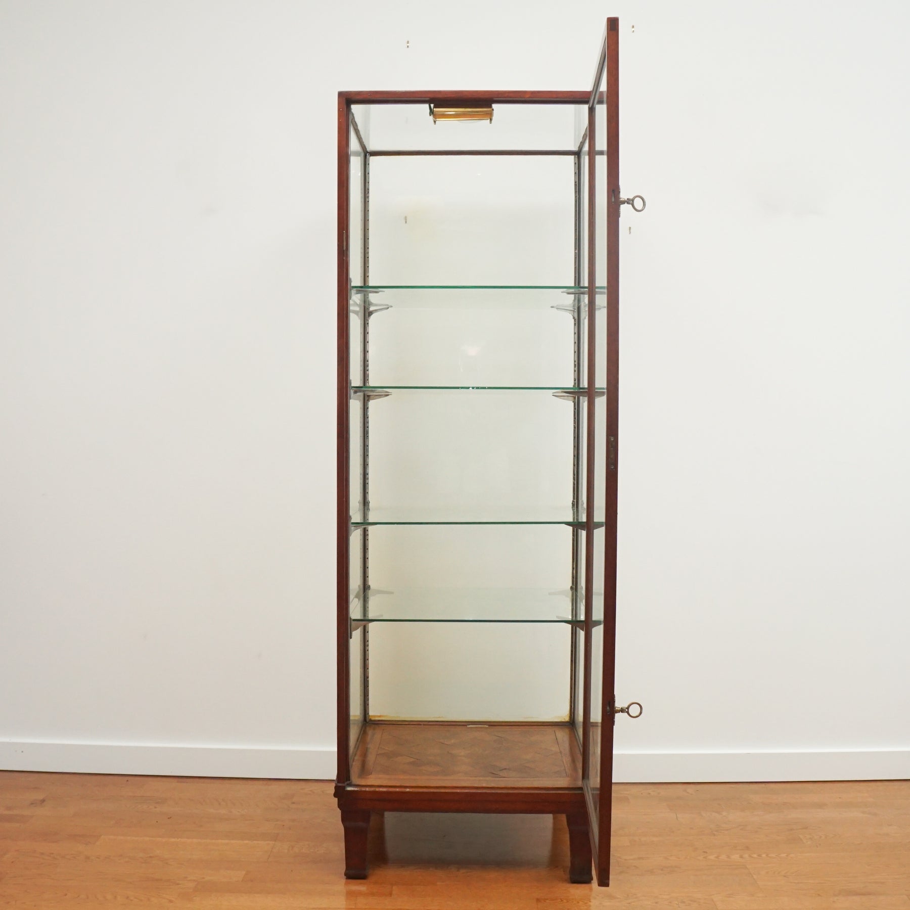 Vintage Wood Frame Glass Display Case – foley&cox HOME