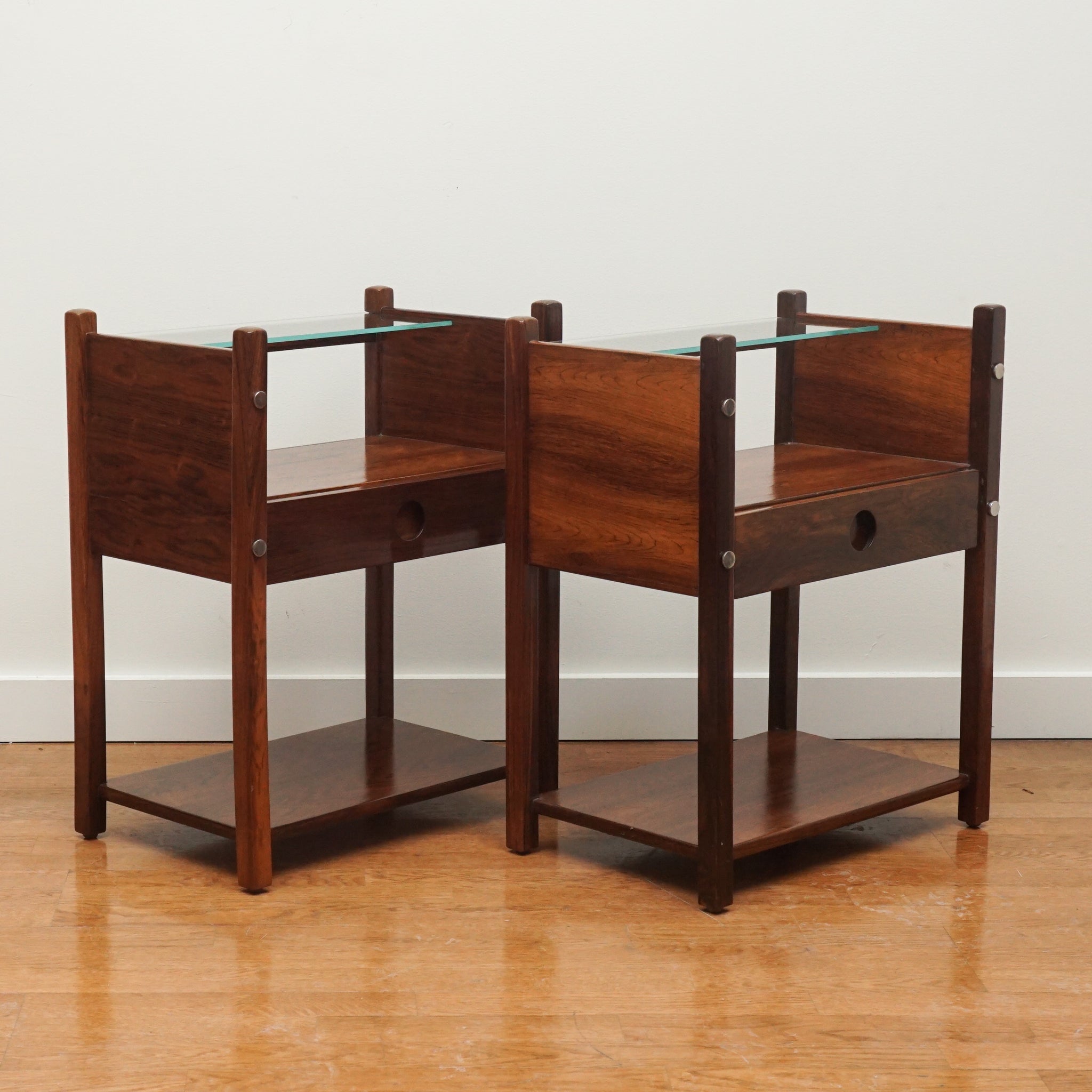 Pair of Sergio Rodriques "Yara" Side Tables