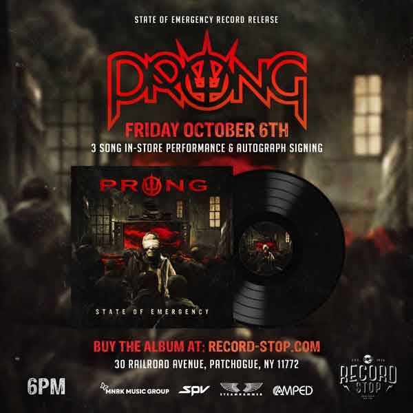 Prong State of Emergency Record Release at Record Stop