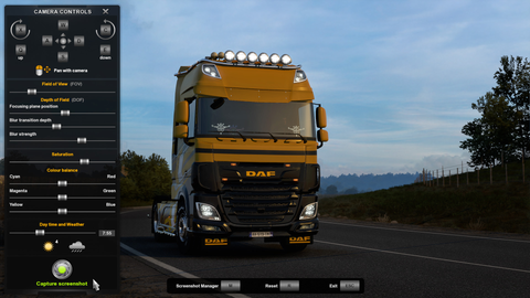 You can customize your truck how you want. There are 13 to choose from the biggest name in the industry! You can show-off your modifications among World of Trucks community!