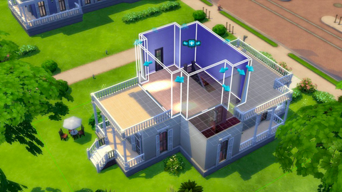 Hausbauprozess in Die Sims 4 Steam