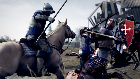 mordhau πολεμιστής που ιππεύει άλογο