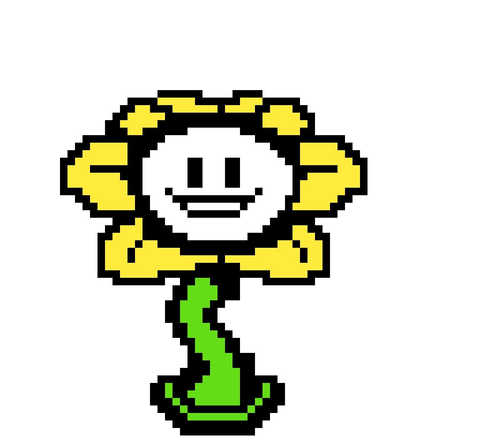 Flowey, a flor. Ele é o teu melhor amigo.