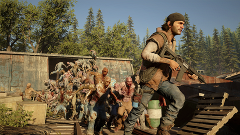 days gone - zombies chasing a player