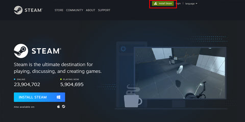 Κατεβάστε και εγκαταστήστε το Steam