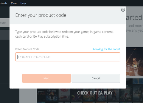 Redeem Titanfall 2 Origin Key Global step 2