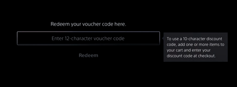 Einlösen von PSN-Geschenkcodes Schritt 2