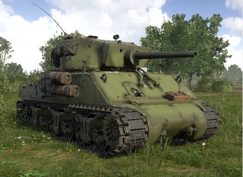 Tanque Sherman M4A3E2 75MM Black Matter