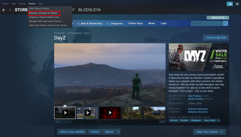 Μπορείτε να έχετε πρόσβαση στον πελάτη steam με μια αναζήτηση στο Google σε περίπτωση που δεν τον έχετε εγκαταστήσει.