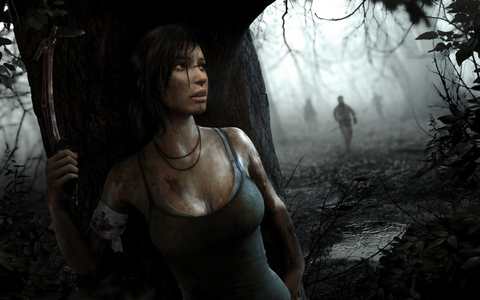 Há muitas armas descarregáveis em Tomb Raider