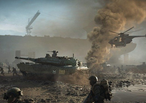 Gameplay di Battlefield 2042 (carro armato in viaggio)