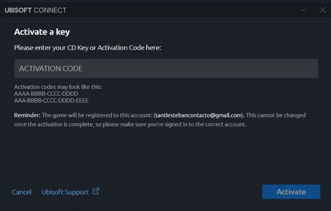 Enter the CD key in the Ubisoft Connect and enjoy your game