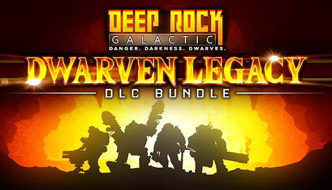 Obálka Deep Rock Galactic Dwarven Legacy.