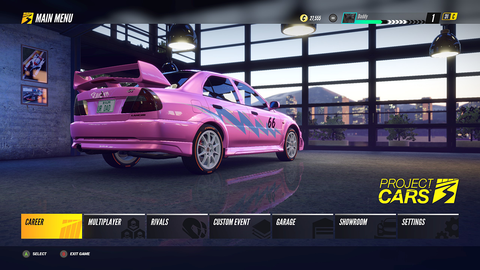 You can fully customize your car.