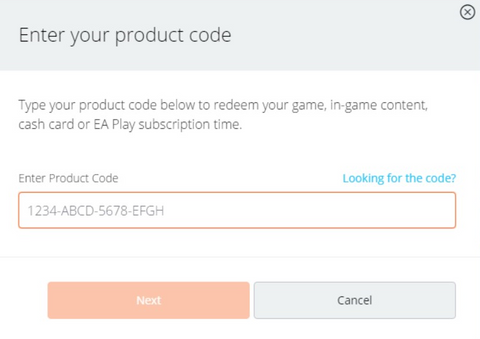 Enter the code and you’ll have activated Battlefield 1 Origin