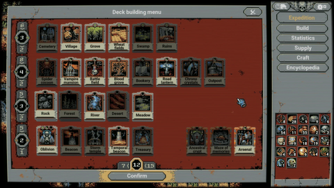 Wield an expanding deck of mystic cards to place enemies, buildings, and terrain.